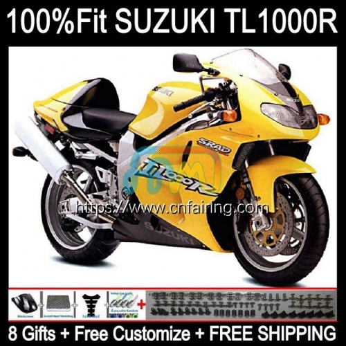 Injection OEM For SUZUKI SRAD TL Yellow hot 1000 R 1000R TL-1000R TL1000R 98 99 00 01 02 03 TL1000 R 1998 1999 2000 2001 2002 2003 Fairings 62HM.44