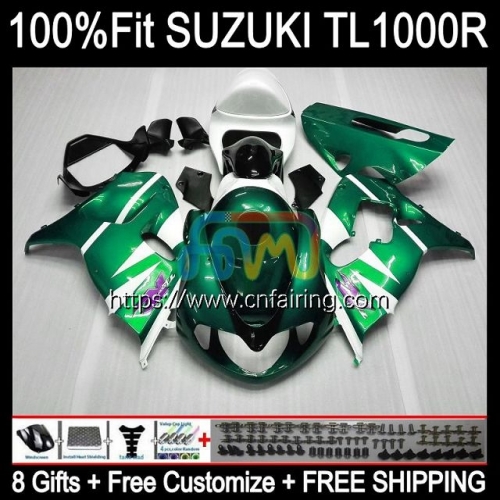 Injection For SUZUKI SRAD TL-1000R TL1000R 1998 1999 2000 2001 2002 2003 Green white TL1000 R TL 1000 R 1000R 98 99 00 01 02 03 OEM Fairing 62HM.75