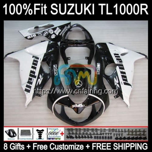 Injection OEM For SUZUKI SRAD TL 1000 R 1000R TL-1000R White black TL1000R 98 99 00 01 02 03 TL1000 R 1998 1999 2000 2001 2002 2003 Fairings 62HM.4