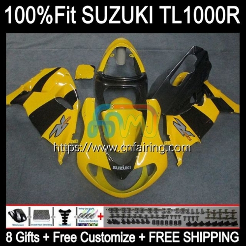 Injection OEM For SUZUKI SRAD TL 1000 R 1000R Stock Yellow TL-1000R TL1000R 98 99 00 01 02 03 TL1000 R 1998 1999 2000 2001 2002 2003 Fairings 62HM.55