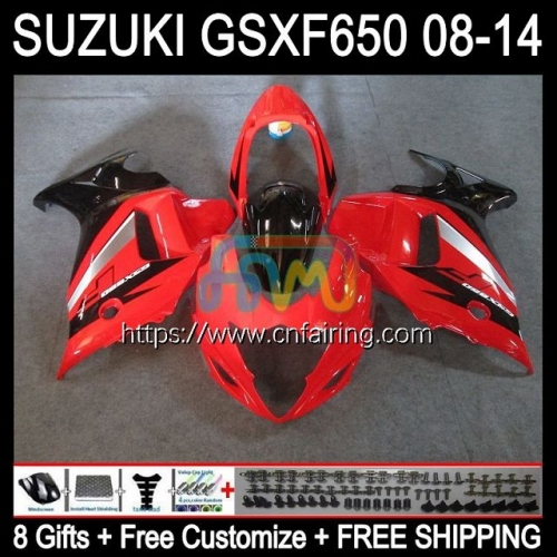 Factory Red OEM For SUZUKI KATANA GSXF 650 GSXF650 2008 2009 2010 2011 2012 2013 2014 GSX650F GSXF-650 GSX 650F 08 09 10 11 12 13 14 Fairing 61HM.48