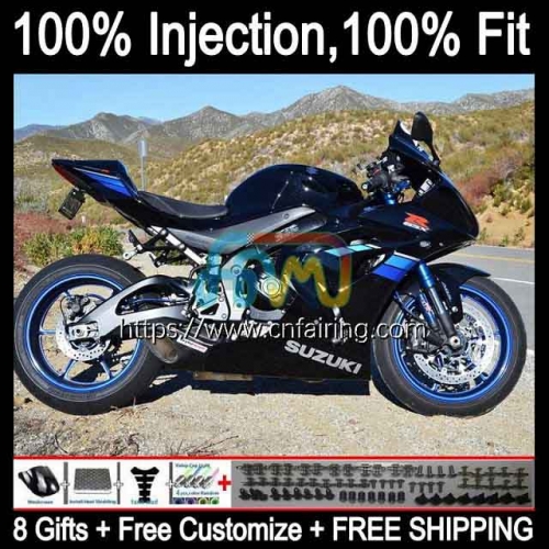 Injection For SUZUKI GSXR 1000 CC 1000CC GSX R1000 GSXR1000 GSX-R1000 17 18 19 20 GSXR-1000 Gloss Black K17 2017 2018 2019 2020 OEM Fairings 65HM.29