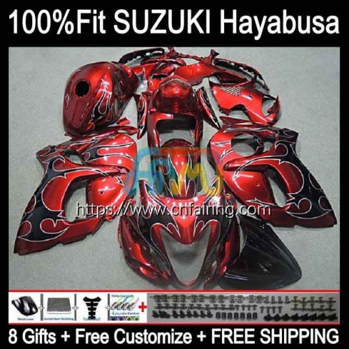 OEM Injection For SUZUKI GSXR1300 Hayabusa Metallic Red GSXR 1300 GSXR-1300 08 09 10 11 12 13 GSX-R1300 2014 2015 2016 2017 2018 2019 Fairing 66HM.55