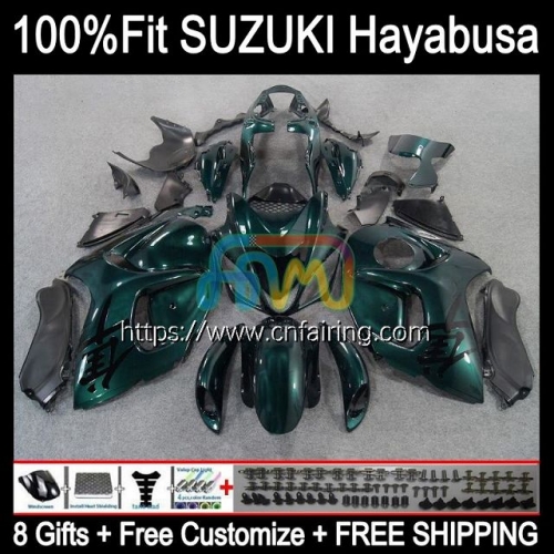 Injection For SUZUKI GSXR-1300 GSX-R1300 GSXR1300 Hayabusa 2008 2009 2010 2011 2012 2013 GSXR 1300 14 15 16 17 18 20 Dark Green OEM Fairing 67HM.48