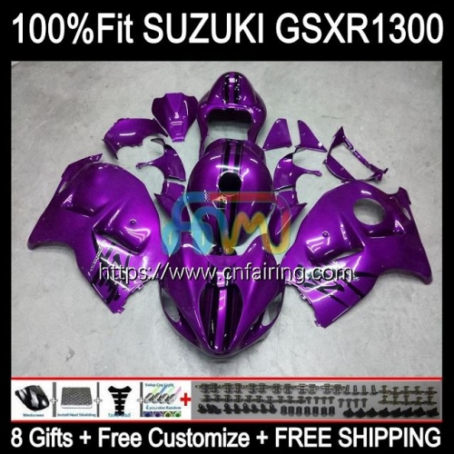 Injection For SUZUKI GSX-R1300 GSXR1300 Hayabusa 2002 2003 2004 2005 2006 2007 GSXR 1300 GSX R1300 96 97 98 99 00 01 Gloss Purple OEM Fairing 63HM.174