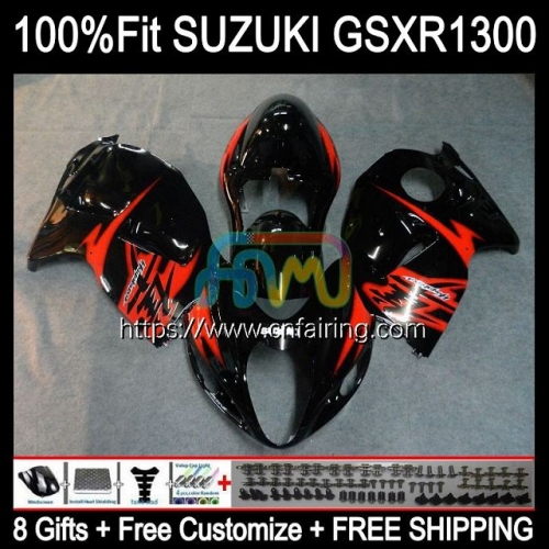 Injection For SUZUKI GSXR 1300 GSXR1300 Hayabusa 02 03 04 05 06 07 GSX-R1300 GSX Red black R1300 1996 1997 1998 1999 2000 2001 OEM Fairing 64HM.103