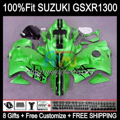 OEM Injection For SUZUKI GSXR1300 Hayabusa GSXR 1300 GSXR-1300 1996 1997 1998 1999 2000 2001 Green black GSX R1300 02 03 04 05 06 07 Fairing 64HM.51