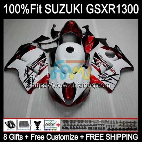 Injection OEM For SUZUKI Hayabusa GSXR 1300 GSXR1300 GSXR-1300 96 97 98 99 00 01 GSX R1300 2002 2003 2004 2005 2006 2007 Fairing Metallic Red 63HM.150