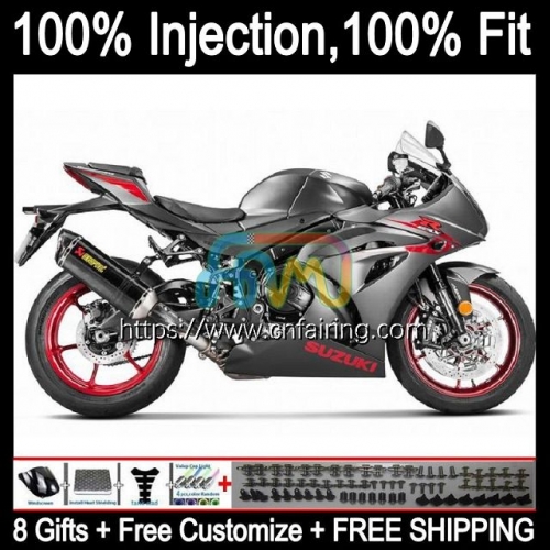 Injection For SUZUKI GSXR 1000 CC 1000CC GSX Gloss Grey R1000 GSXR1000 GSX-R1000 17 18 19 20 GSXR-1000 K17 2017 2018 2019 2020 OEM Fairings 65HM.13