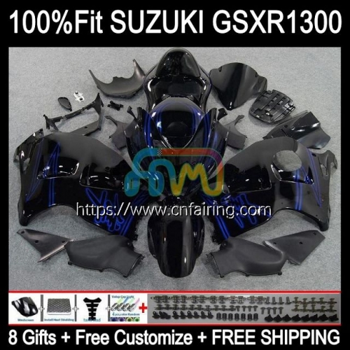 OEM Injection For SUZUKI GSXR1300 Hayabusa GSXR 1300 GSXR-1300 1996 1997 1998 1999 2000 2001 GSX R1300 02 03 04 05 06 07 Black blue Fairing 64HM.14