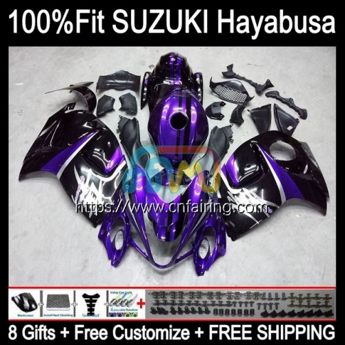 Injection For SUZUKI GSXR-1300 GSX-R1300 GSXR1300 Hayabusa 2008 2009 2010 Purple Black 2011 2012 2013 GSXR 1300 14 15 16 17 18 20 OEM Fairing 67HM.87