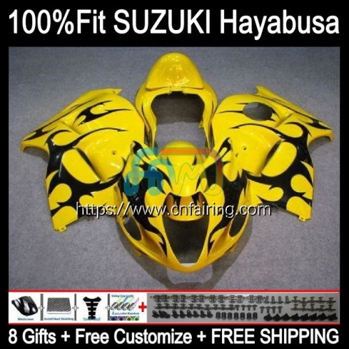 Injection For SUZUKI GSXR-1300 GSX-R1300 Light Yellow GSXR1300 Hayabusa 2008 2009 2010 2011 2012 2013 GSXR 1300 14 15 16 17 18 20 OEM Fairing 67HM.61