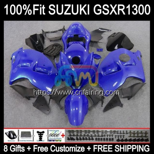 Injection For SUZUKI GSXR 1300 GSXR1300 Hayabusa 02 03 04 05 06 07 GSX-R1300 GSX R1300 1996 1997 1998 1999 2000 2001 OEM Fairing 64HM.56 Glossy Blue