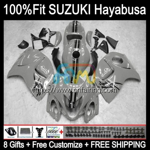 Injection For SUZUKI GSXR-1300 GSXR1300 Hayabusa 2014 2015 2016 2017 2018 2020 13 GSX-R1300 GSXR 1300 08 09 10 11 12 OEM Fairing Glossy Grey 66HM.136