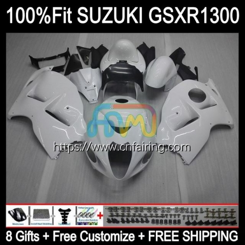 Injection For SUZUKI GSX-R1300 GSXR1300 Hayabusa White black 2002 2003 2004 2005 2006 2007 GSXR 1300 GSX R1300 96 97 98 99 00 01 OEM Fairing 63HM.156