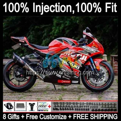 Injection For SUZUKI GSXR Factory Red 1000 CC 1000CC GSX R1000 GSXR1000 GSX-R1000 17 18 19 20 GSXR-1000 K17 2017 2018 2019 2020 OEM Fairings 65HM.76