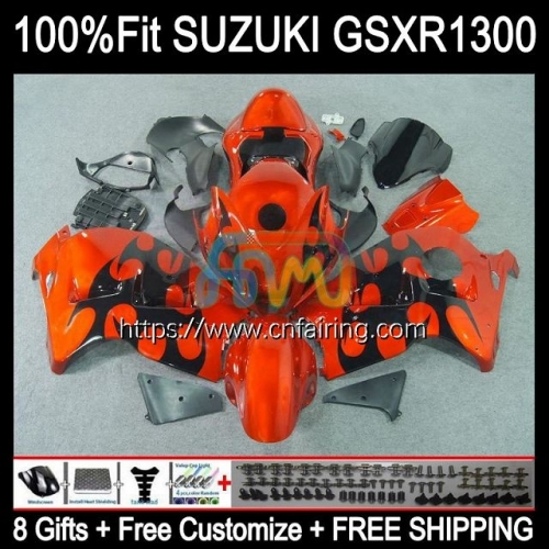 Injection For SUZUKI GSXR 1300 Light Orange GSXR1300 Hayabusa 02 03 04 05 06 07 GSX-R1300 GSX R1300 1996 1997 1998 1999 2000 2001 OEM Fairing 64HM.96