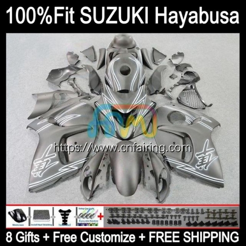 Injection For SUZUKI Matte Grey GSXR-1300 GSX-R1300 GSXR1300 Hayabusa 2008 2009 2010 2011 2012 2013 GSXR 1300 14 15 16 17 18 20 OEM Fairing 67HM.18