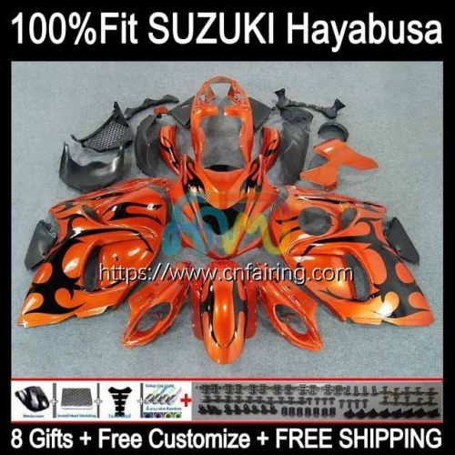 Injection For SUZUKI GSXR-1300 Stock Orange GSX-R1300 GSXR1300 Hayabusa 2008 2009 2010 2011 2012 2013 GSXR 1300 14 15 16 17 18 20 OEM Fairing 67HM.35