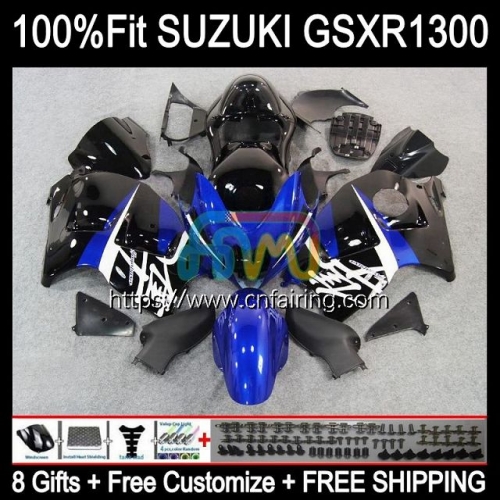 Injection OEM For SUZUKI Hayabusa GSXR Black blue 1300 GSXR1300 GSXR-1300 96 97 98 99 00 01 GSX R1300 2002 2003 2004 2005 2006 2007 Fairing 63HM.19