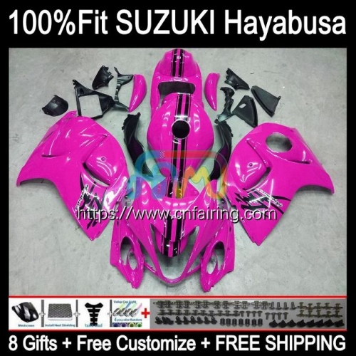 Injection For SUZUKI GSXR-1300 GSX-R1300 GSXR1300 Hayabusa 2008 2009 2010 2011 2012 2013 Glossy Pink GSXR 1300 14 15 16 17 18 20 OEM Fairing 67HM.133