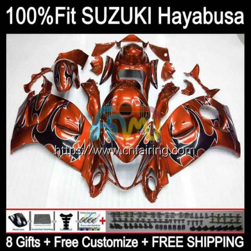 Injection For SUZUKI GSXR-1300 GSXR1300 Orange Black Hayabusa 2014 2015 2016 2017 2018 2020 13 GSX-R1300 GSXR 1300 08 09 10 11 12 OEM Fairing 66HM.120