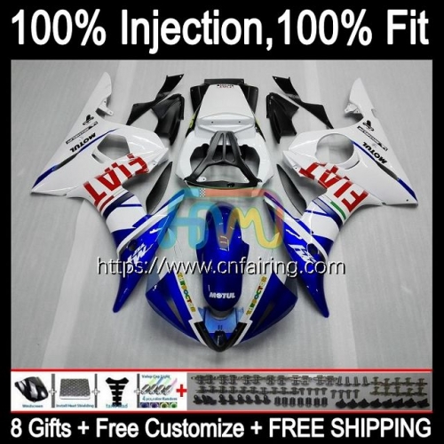 Injection Mold Bodys For YAMAHA YZF600 YZF R6 600CC YZF 600 R 6 CC YZF-600 YZFR6 03 04 05 Blue FIAT YZF-R6 2003 2004 2005 OEM Fairings Kit 68HM.50