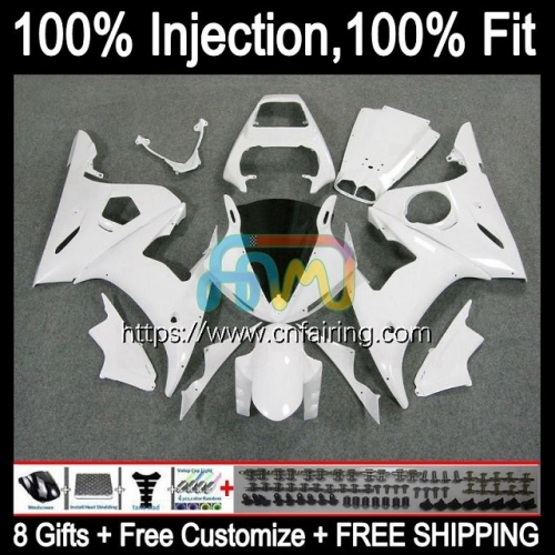 Injection Mold OEM Bodys For YAMAHA YZF R6S 600CC YZF 600 CC 2006 2007 2008 2009 Bodywork YZFR6S YZF-R6S 06 07 08 09 White black Fairing Kit 69HM.80