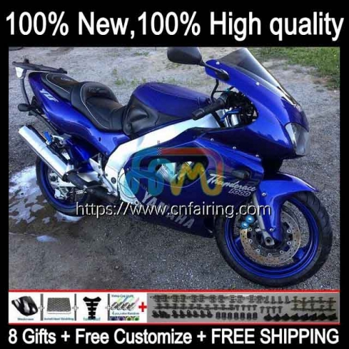 Body For YAMAHA YZF1000R Thunderace YZF-1000R YZF 1000R 1000 R 96 97 98 99 00 01 YZF1000 R Factory Blue 2002 2003 2004 2005 2006 2007 Fairing 72HM.16