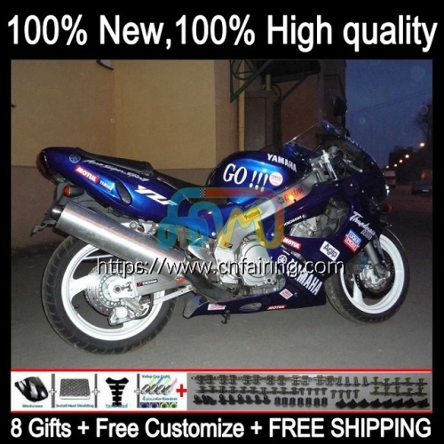 Body For YAMAHA Thunderace YZF-1000R YZF1000 R YZF 1000R 1000 R Blue GO!!! 1996 1997 1998 1999 2000 2001 YZF1000R 02 03 04 05 06 07 Fairing 73HM.22