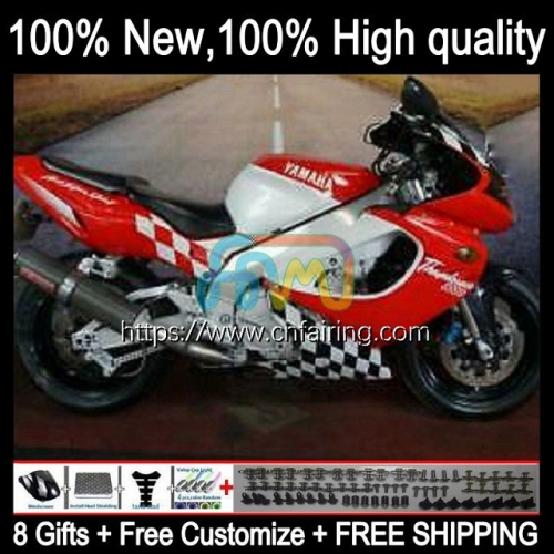 Fairing For YAMAHA YZF-1000R Thunderace YZF1000 R 02 White red 03 04 05 06 07 YZF 1000R 1000 R YZF1000R 1996 1997 1998 1999 2000 2001 Body 73HM.92