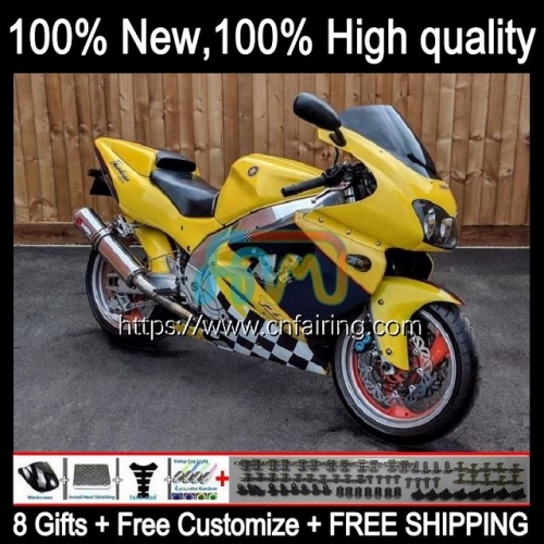 Body For YAMAHA YZF1000R Thunderace YZF-1000R YZF Yellow Black 1000R 1000 R 96 97 98 99 00 01 YZF1000 R 2002 2003 2004 2005 2006 2007 Fairing 72HM.9