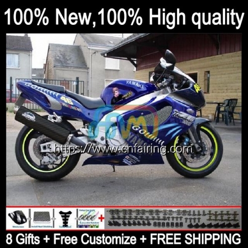 Body For YAMAHA Thunderace YZF-1000R YZF1000 R YZF Blue GO !!! 1000R 1000 R 1996 1997 1998 1999 2000 2001 YZF1000R 02 03 04 05 06 07 Fairing 73HM.10