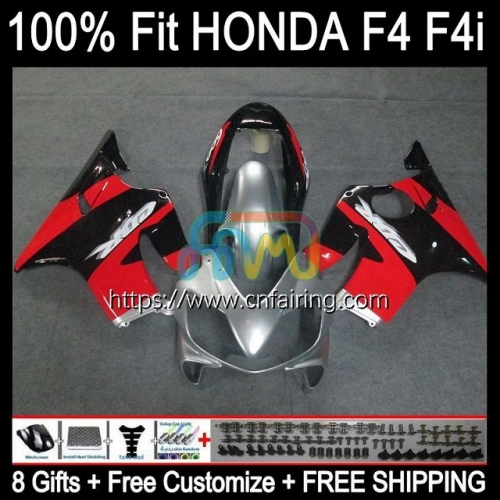 Injection For HONDA CBR600F4i Red black hot CBR 600 FS 600 F4i F 4i CC 600CC CBR600 F4i 04 05 06 07 CBR 600F4i 2004 2005 2006 2007 OEM Fairing 75HM.66