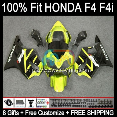 Injection Mold Body For HONDA CBR600F4 CBR 600F4 CBR 600 FS 600CC CBR600 Black Yellow F4 99 00 FS CBR 600 F4 F 4 RR CC 1999 2000 OEM Fairings 74HM.46