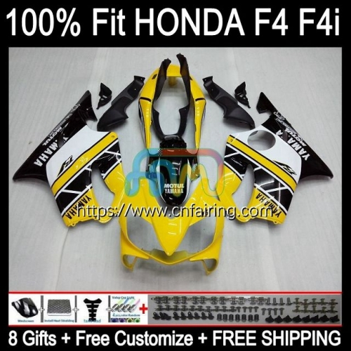 OEM Injection Mold For HONDA CBR600 F4 FS CBR 600F4 CBR 600 FS 600CC 1999 2000 Body CBR600F4 CBR 600 F4 F 4 RR CC 99 00 Fairing Yellow black 74HM.113