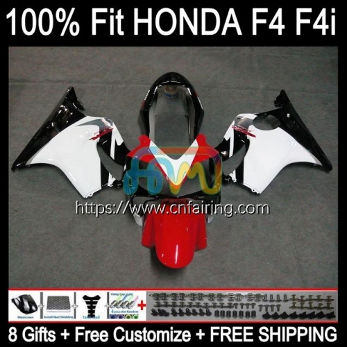 Injection For HONDA CBR600F4i CBR 600 FS 600 F4i F 4i CC 600CC Red blk white CBR600 F4i 04 05 06 07 CBR 600F4i 2004 2005 2006 2007 OEM Fairing 75HM.75