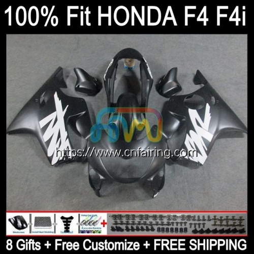 Injection Mold Body For HONDA CBR600F4 CBR 600F4 CBR 600 FS 600CC CBR600 F4 99 00 FS CBR 600 F4 F 4 RR CC 1999 2000 Matte Black OEM Fairings 74HM.67