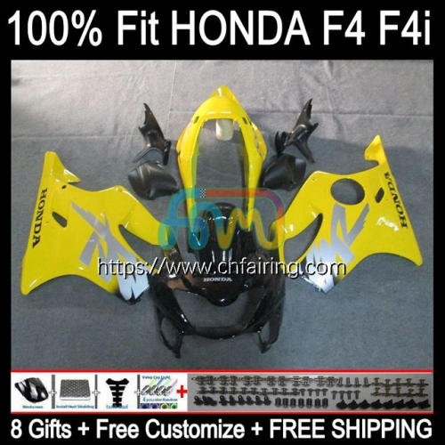 Injection Mold Body For HONDA CBR600F4 CBR 600F4 CBR 600 FS 600CC CBR600 F4 99 00 FS CBR 600 Light Yellow F4 F 4 RR CC 1999 2000 OEM Fairings 74HM.72