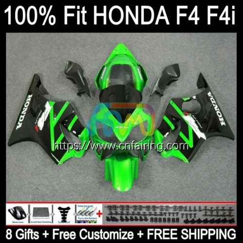 Injection For HONDA CBR600F4i CBR 600 FS 600 F4i F Green black 4i CC 600CC CBR600 F4i 04 05 06 07 CBR 600F4i 2004 2005 2006 2007 OEM Fairing 75HM.44