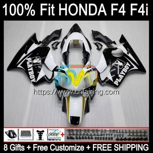 Injection For HONDA CBR600F4i CBR 600 FS 600 F4i F 4i CC 600CC CBR600 F4i 04 PLAYBOY Black 05 06 07 CBR 600F4i 2004 2005 2006 2007 OEM Fairing 75HM.88