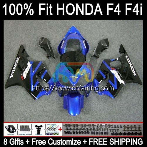 Injection For HONDA CBR600F4i Blue black CBR 600 FS 600 F4i F 4i CC 600CC CBR600 F4i 04 05 06 07 CBR 600F4i 2004 2005 2006 2007 OEM Fairing 75HM.41