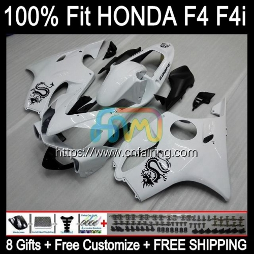 Injection Body For HONDA CBR600F4i White black CBR600 F4i FS CBR 600 F4i F 4i CC 2001 2002 2003 CBR 600 FS 600CC 600F4i 01 02 03 OEM Fairing 76HM.78