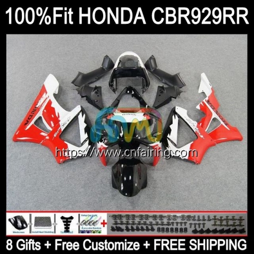 Injection OEM For HONDA CBR Red black 900 929 RR CC CBR900 RR CBR900RR CBR929RR Body CBR 900RR CBR929 RR 00 01 CBR 929RR 2000 2001 Fairing 78HM.3