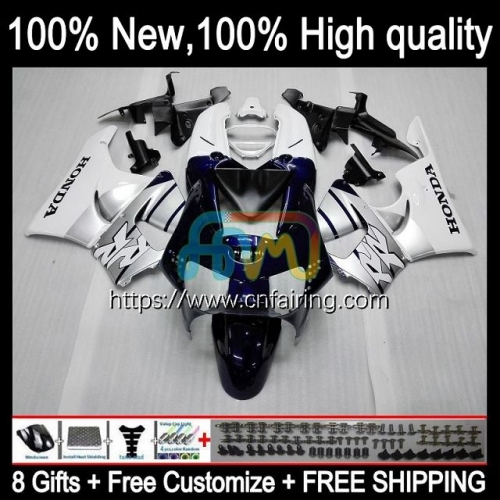 Bodywork OEM For HONDA CBR900RR CBR919RR CBR 919RR CBR900 RR 1998 1999 Bodys CBR 900 919 RR CC White blue CBR 900RR CBR919 RR 98 99 Fairing 79HM.45