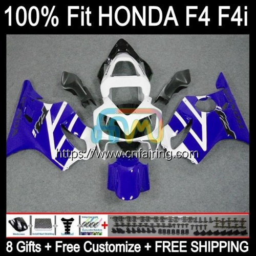 Injection OEM For HONDA CBR 600F4i CBR 600 FS 600CC CBR600 F4i Body CBR600F4i 01 02 03 Blue white CBR 600 F4i F 4i CC 2001 2002 2003 Fairing 76HM.33