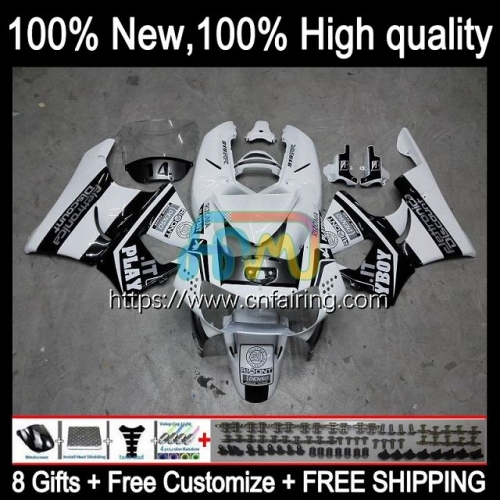 Bodywork OEM For HONDA CBR900RR White black CBR919RR CBR 919RR CBR900 RR 1998 1999 Bodys CBR 900 919 RR CC CBR 900RR CBR919 RR 98 99 Fairing 79HM.56