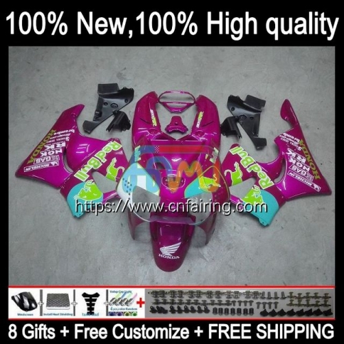 Bodywork OEM For HONDA CBR900RR CBR919RR CBR 919RR CBR900 RR 1998 Pink Green 1999 Bodys CBR 900 919 RR CC CBR 900RR CBR919 RR 98 99 Fairing 79HM.53