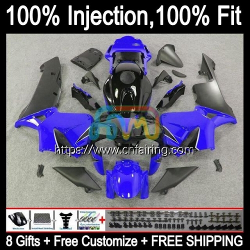 Injection Mold For HONDA CBR 600RR 600F5 600CC CC Body CBR600RR CBR600F5 CBR600 RR F5 03 04 Blue black CBR 600 CC RR 2003 2004 OEM Fairings 80HM.12