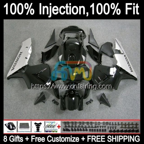 Injection Mold OEM For HONDA CBR600RR CBR 600RR 600F5 600CC White black CC 2003 2004 Bodys CBR600F5 CBR600 RR F5 CBR 600 CC RR 03 04 Fairing 80HM.62